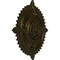 Ekena Millwork Haylynn Ceiling Medallion (Fits Canopies up to 1 1/4"), 29 1/8"OD x 1 1/4"ID x 4"P, Green Gold CM29HYGGS - alternate 5